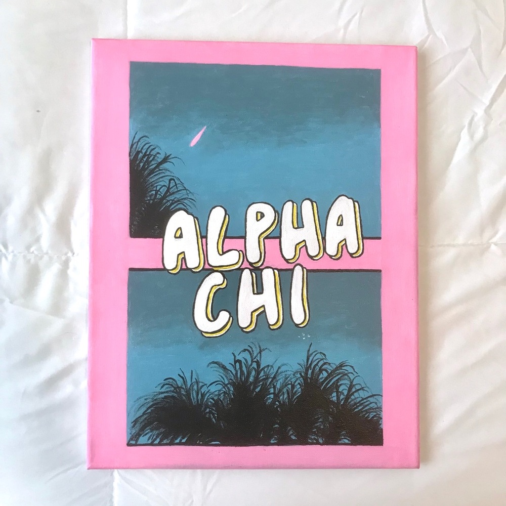 Alpha Chi Canvas